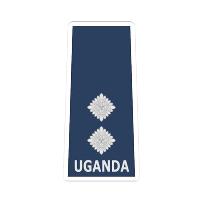 Uganda AirForce OF 1b (Uganda) (Military Rank) STICKER Vinyl Kiss-Cut Decal 3 Inch White - The Sticker Space