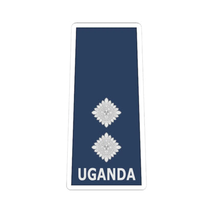 Uganda AirForce OF 1b (Uganda) (Military Rank) STICKER Vinyl Kiss-Cut Decal 4 Inch White - The Sticker Space
