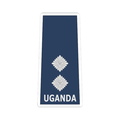 Uganda AirForce OF 1b (Uganda) (Military Rank) STICKER Vinyl Kiss-Cut Decal 6 Inch White - The Sticker Space