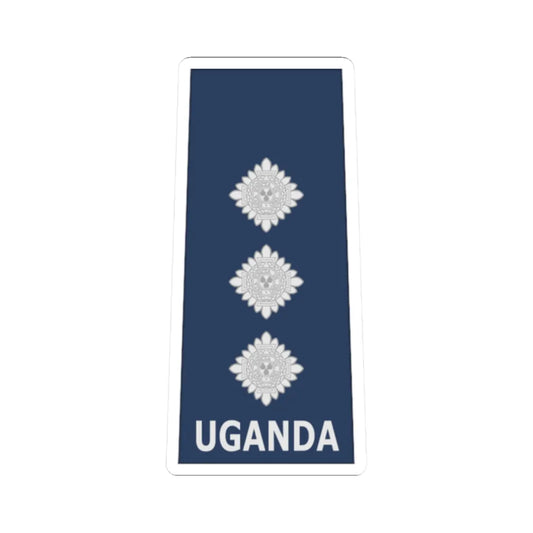 Uganda AirForce OF 2 (Uganda) (Military Rank) STICKER Vinyl Kiss-Cut Decal 2 Inch White - The Sticker Space
