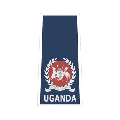 Uganda AirForce OF 3 (Uganda) (Military Rank) STICKER Vinyl Kiss-Cut Decal 6 Inch White - The Sticker Space