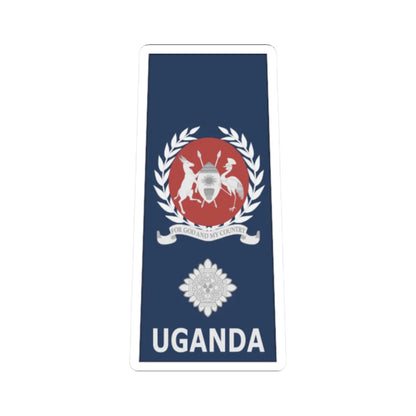 Uganda AirForce OF 4 (Uganda) (Military Rank) STICKER Vinyl Kiss-Cut Decal 2 Inch White - The Sticker Space