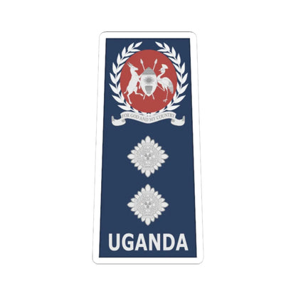 Uganda AirForce OF 5 (Uganda) (Military Rank) STICKER Vinyl Kiss-Cut Decal 6 Inch White - The Sticker Space