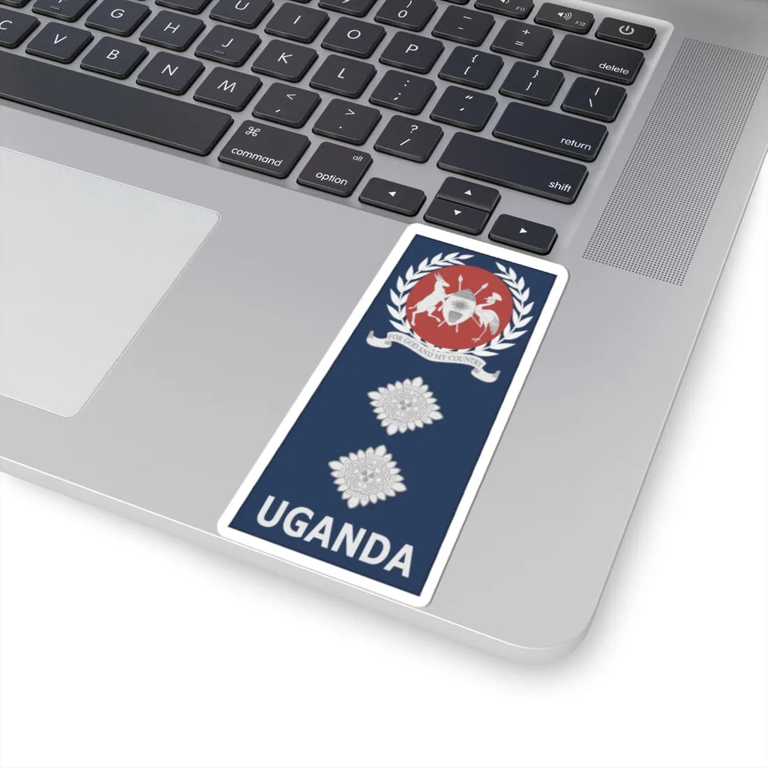 Uganda AirForce OF 5 (Uganda) (Military Rank) STICKER Vinyl Kiss-Cut Decal - The Sticker Space