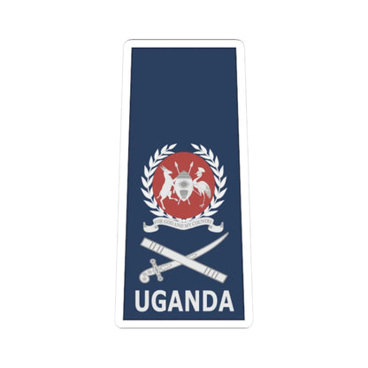 Uganda AirForce OF 7 (Uganda) (Military Rank) STICKER Vinyl Kiss-Cut Decal 3 Inch White - The Sticker Space