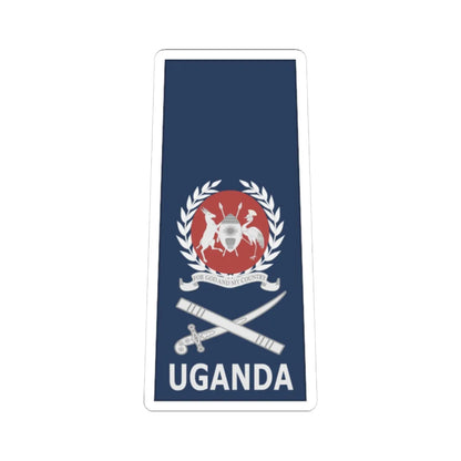 Uganda AirForce OF 7 (Uganda) (Military Rank) STICKER Vinyl Kiss-Cut Decal 4 Inch White - The Sticker Space