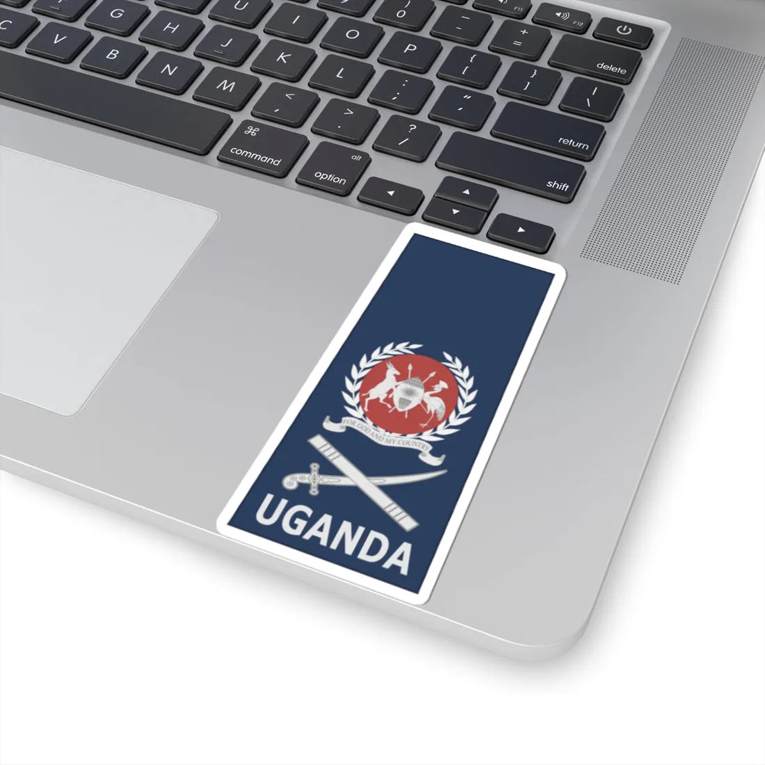 Uganda AirForce OF 7 (Uganda) (Military Rank) STICKER Vinyl Kiss-Cut Decal - The Sticker Space
