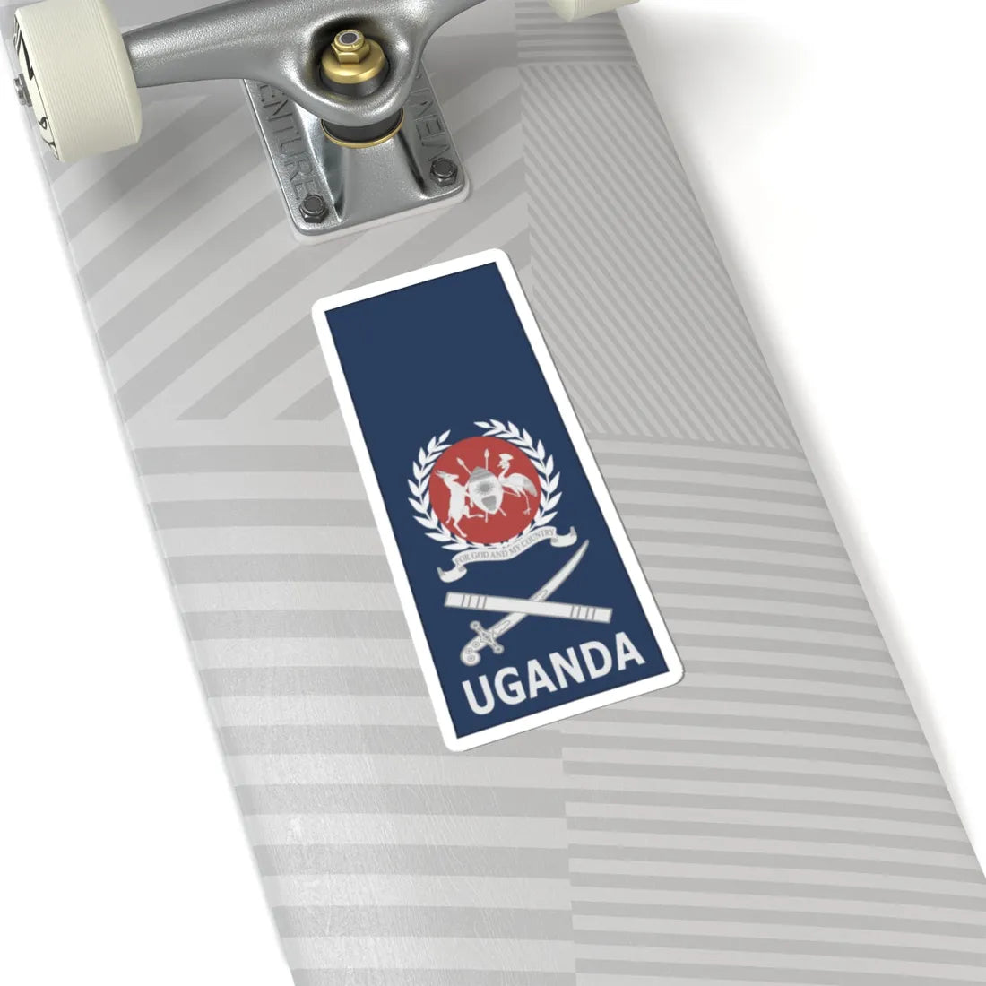 Uganda AirForce OF 7 (Uganda) (Military Rank) STICKER Vinyl Kiss-Cut Decal - The Sticker Space