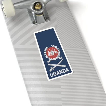 Uganda AirForce OF 7 (Uganda) (Military Rank) STICKER Vinyl Kiss-Cut Decal - The Sticker Space