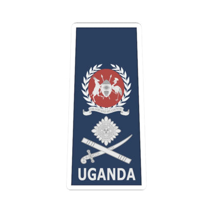Uganda AirForce OF 8 (Uganda) (Military Rank) STICKER Vinyl Kiss-Cut Decal 2 Inch White - The Sticker Space