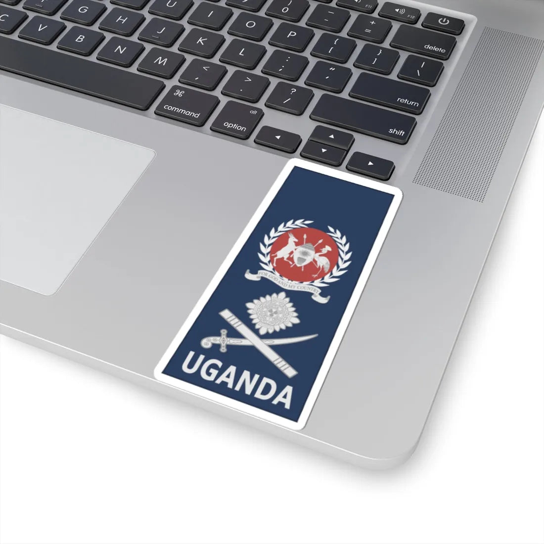 Uganda AirForce OF 8 (Uganda) (Military Rank) STICKER Vinyl Kiss-Cut Decal - The Sticker Space