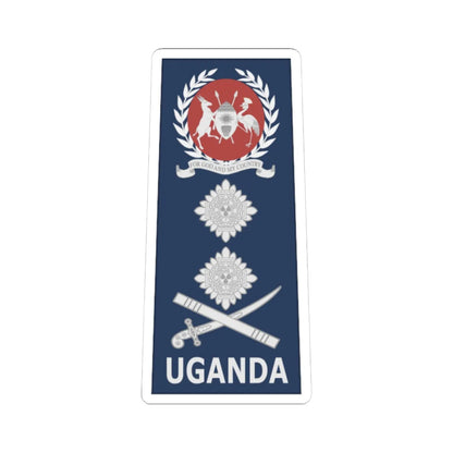 Uganda AirForce OF 9 (Uganda) (Military Rank) STICKER Vinyl Kiss-Cut Decal 4 Inch White - The Sticker Space