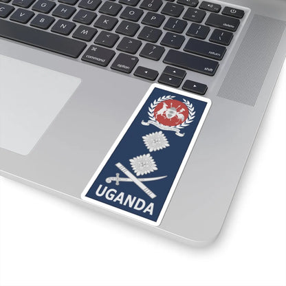 Uganda AirForce OF 9 (Uganda) (Military Rank) STICKER Vinyl Kiss-Cut Decal - The Sticker Space