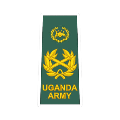 Uganda Army OF 10 (Uganda) (Military Rank) STICKER Vinyl Kiss-Cut Decal 2 Inch White - The Sticker Space