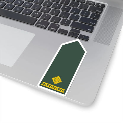 Uganda Army OF 1a (Uganda) (Military Rank) STICKER Vinyl Kiss-Cut Decal - The Sticker Space