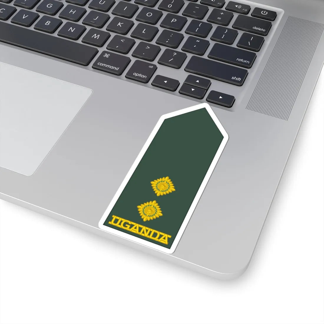 Uganda Army OF 1b (Uganda) (Military Rank) STICKER Vinyl Kiss-Cut Decal - The Sticker Space