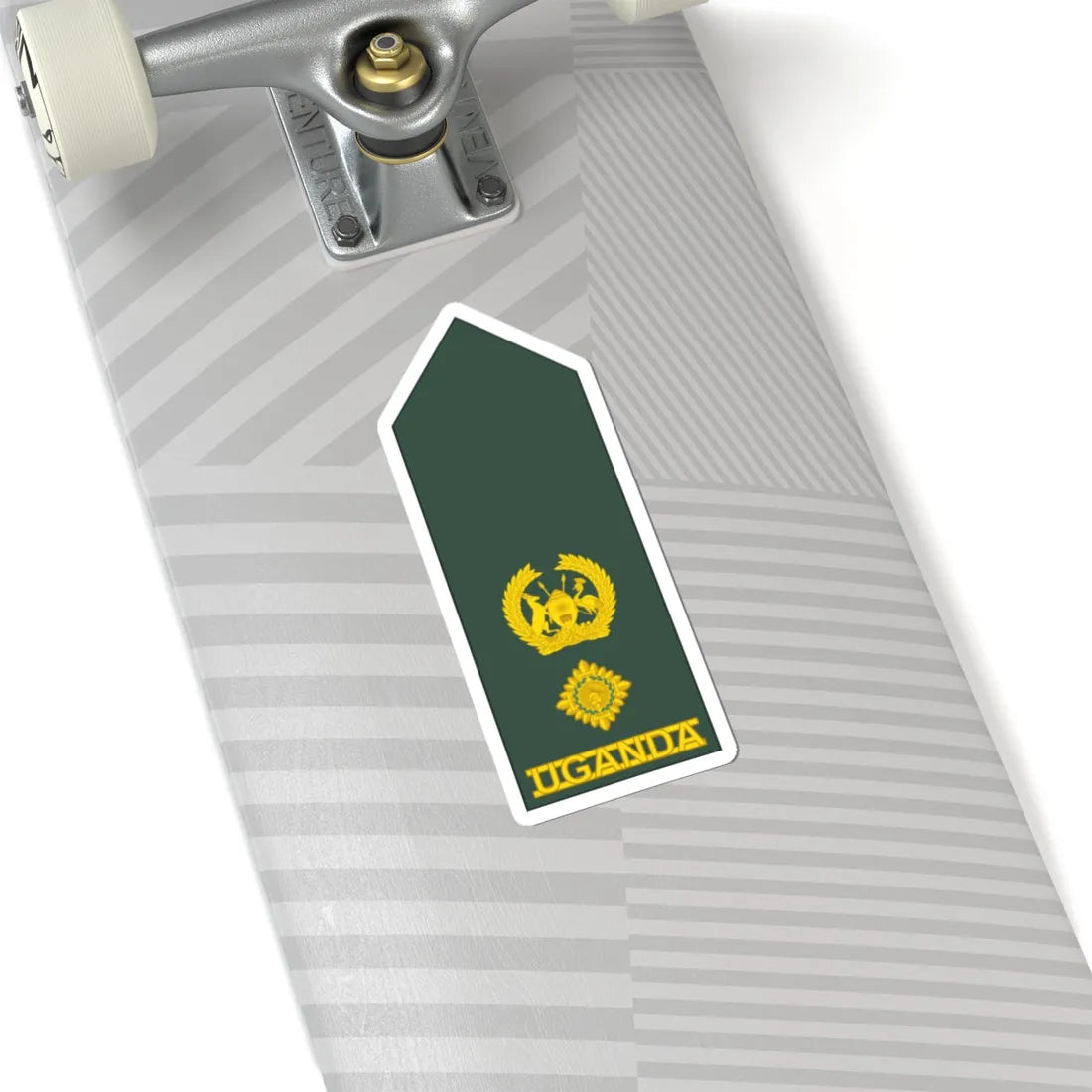 Uganda Army OF 4 (Uganda) (Military Rank) STICKER Vinyl Kiss-Cut Decal - The Sticker Space