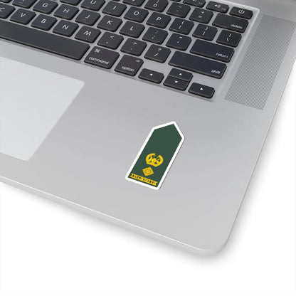 Uganda Army OF 4 (Uganda) (Military Rank) STICKER Vinyl Kiss-Cut Decal - The Sticker Space
