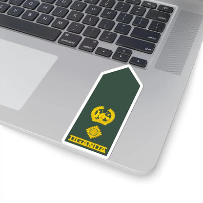 Uganda Army OF 4 (Uganda) (Military Rank) STICKER Vinyl Kiss-Cut Decal - The Sticker Space