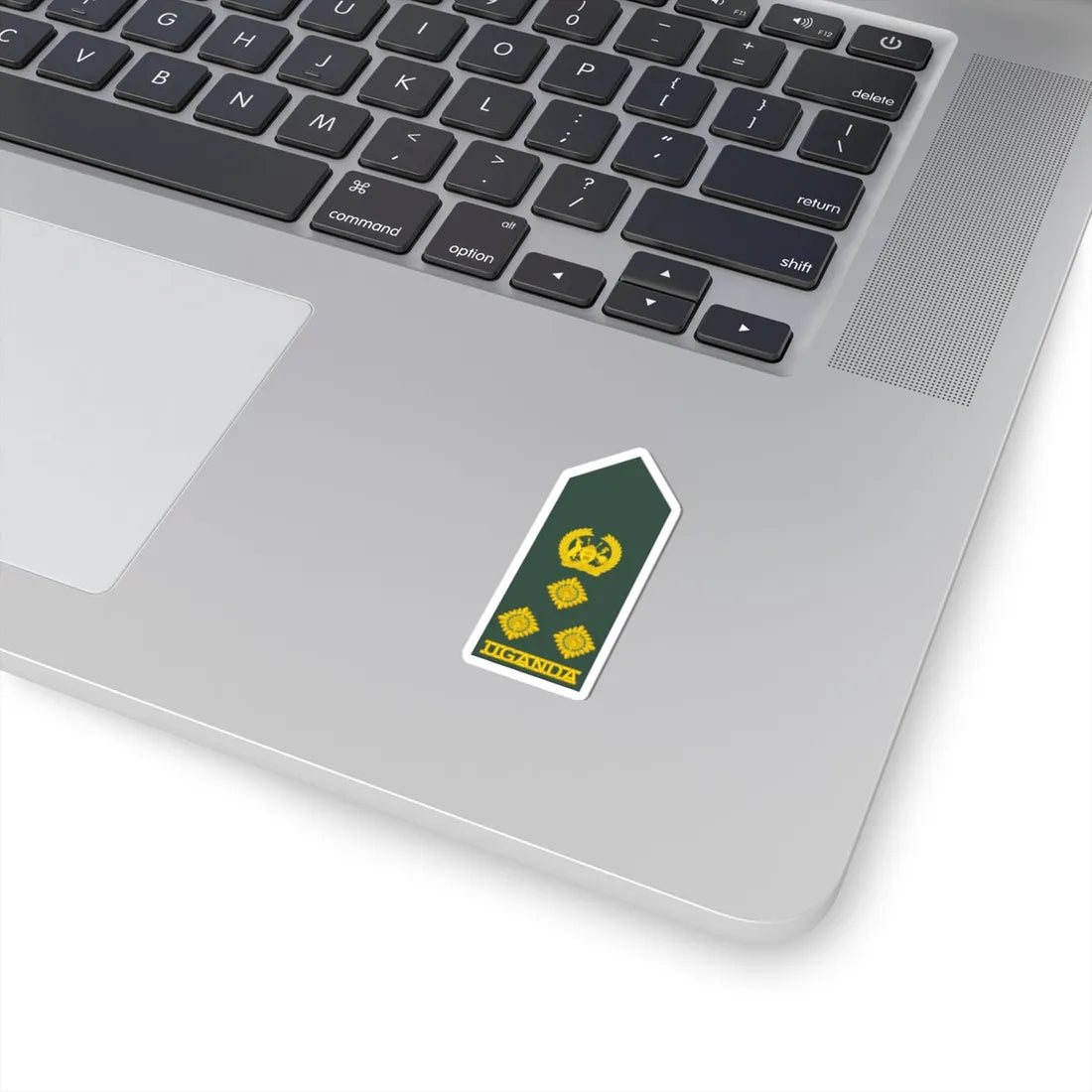 Uganda Army OF 6 (Uganda) (Military Rank) STICKER Vinyl Kiss-Cut Decal - The Sticker Space