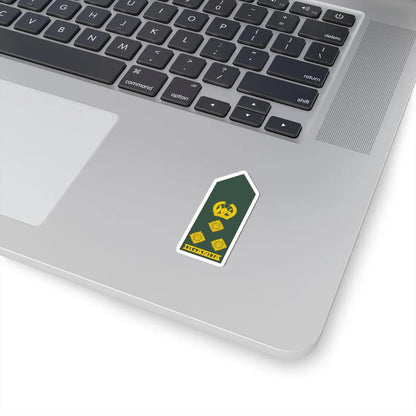 Uganda Army OF 6 (Uganda) (Military Rank) STICKER Vinyl Kiss-Cut Decal - The Sticker Space