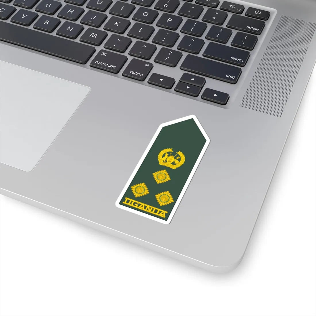 Uganda Army OF 6 (Uganda) (Military Rank) STICKER Vinyl Kiss-Cut Decal - The Sticker Space