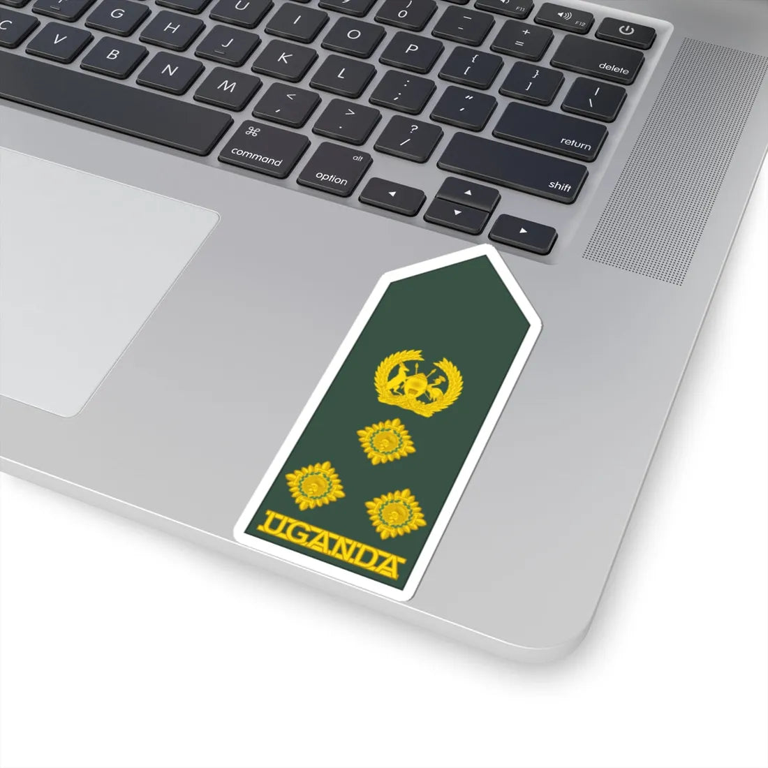 Uganda Army OF 6 (Uganda) (Military Rank) STICKER Vinyl Kiss-Cut Decal - The Sticker Space