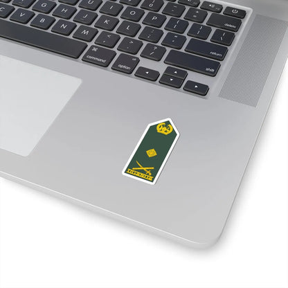 Uganda Army OF 8 (Uganda) (Military Rank) STICKER Vinyl Kiss-Cut Decal - The Sticker Space