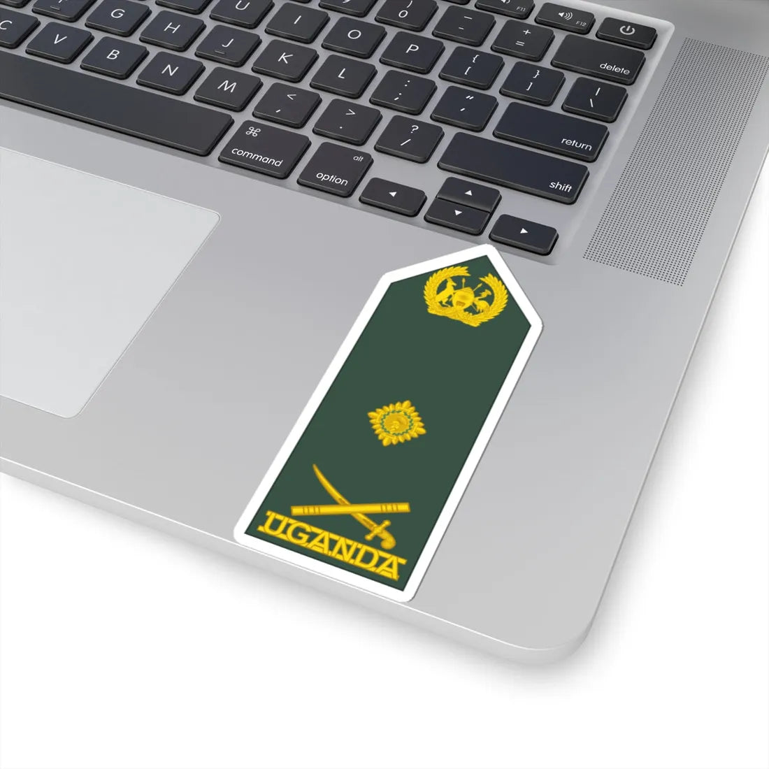 Uganda Army OF 8 (Uganda) (Military Rank) STICKER Vinyl Kiss-Cut Decal - The Sticker Space