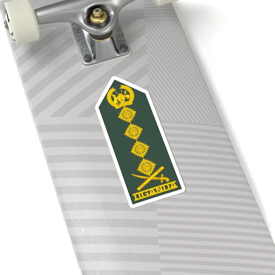 Uganda Army OF 9 2019 (Uganda) (Military Rank) STICKER Vinyl Kiss-Cut Decal - The Sticker Space