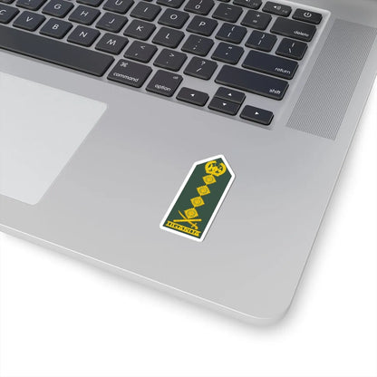 Uganda Army OF 9 2019 (Uganda) (Military Rank) STICKER Vinyl Kiss-Cut Decal - The Sticker Space