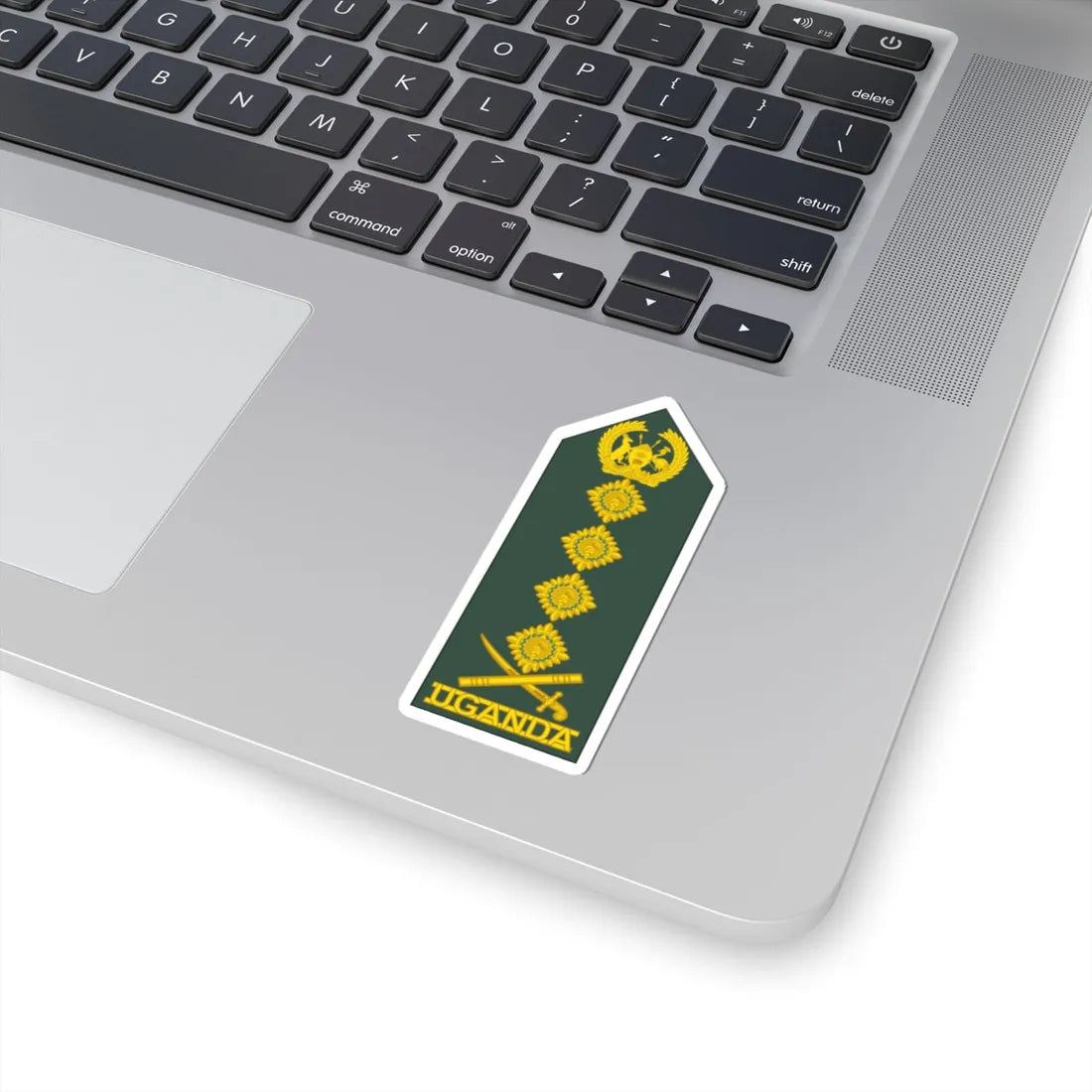 Uganda Army OF 9 2019 (Uganda) (Military Rank) STICKER Vinyl Kiss-Cut Decal - The Sticker Space