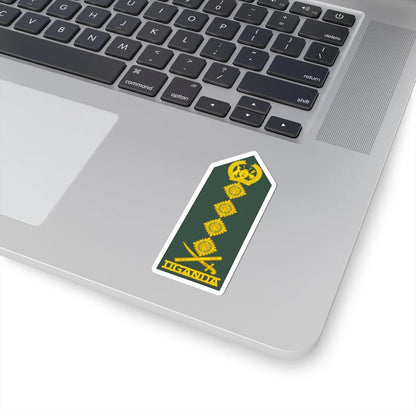 Uganda Army OF 9 2019 (Uganda) (Military Rank) STICKER Vinyl Kiss-Cut Decal - The Sticker Space