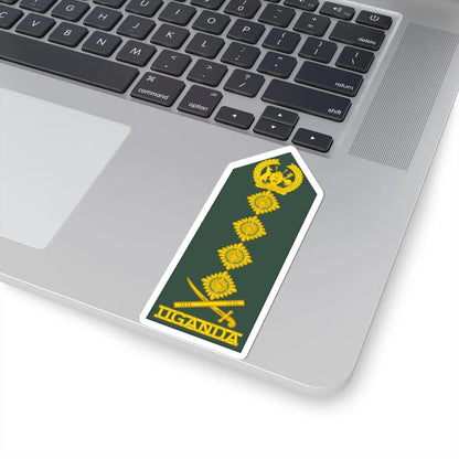 Uganda Army OF 9 2019 (Uganda) (Military Rank) STICKER Vinyl Kiss-Cut Decal - The Sticker Space