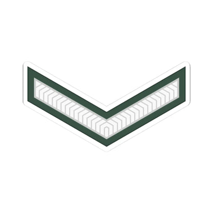 Uganda Army OR 3 (Uganda) (Military Rank) STICKER Vinyl Kiss-Cut Decal 3 Inch White - The Sticker Space