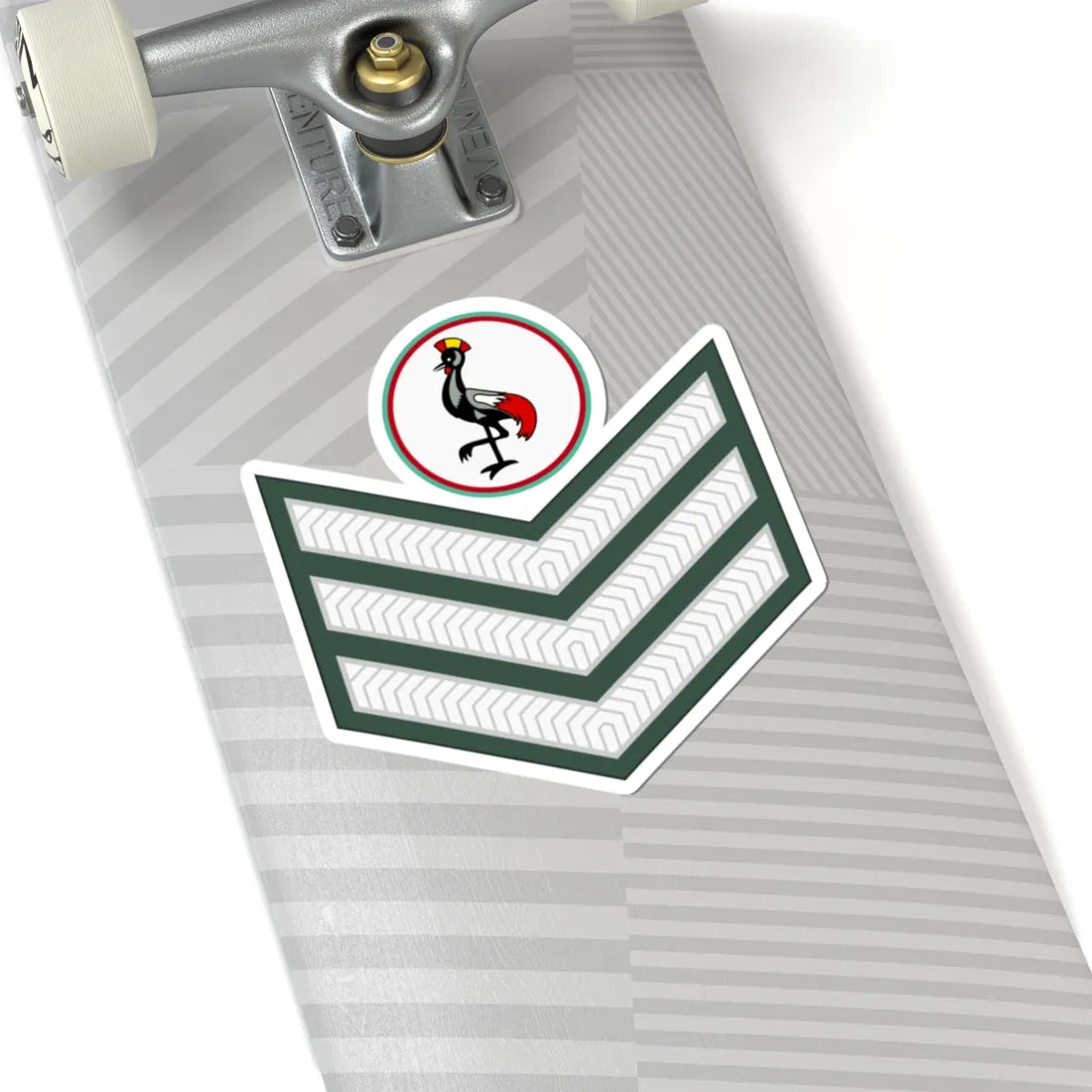 Uganda Army OR 7 (Uganda) (Military Rank) STICKER Vinyl Kiss-Cut Decal - The Sticker Space