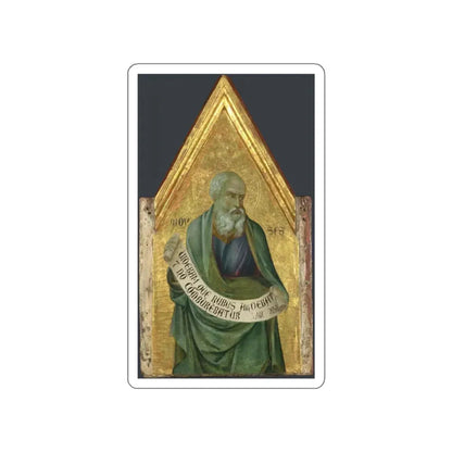 UGOLINO DI NERIO - Moses (Artwork) STICKER Vinyl Die-Cut Decal White Die-Cut 3 Inch - The Sticker Space