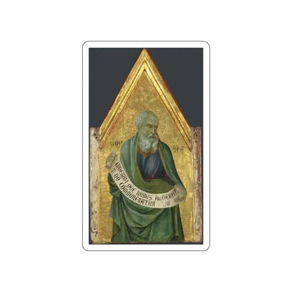 UGOLINO DI NERIO - Moses (Artwork) STICKER Vinyl Die-Cut Decal White Die-Cut 5 Inch - The Sticker Space