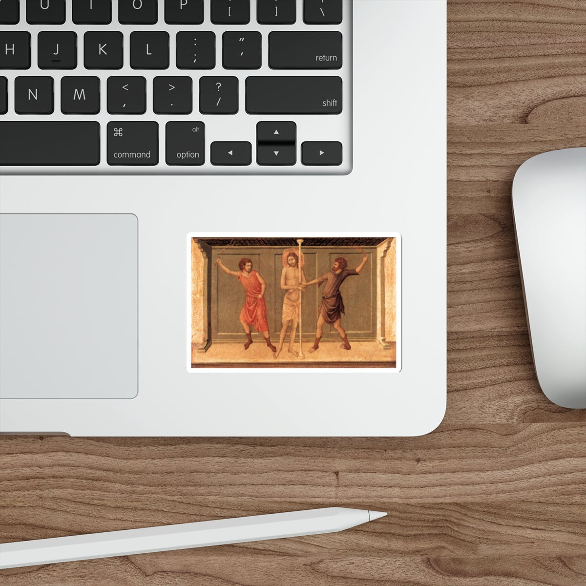 UGOLINO DI NERIO - Panel from the Santa Croce Altar (Artwork) STICKER Vinyl Die-Cut Decal-The Sticker Space