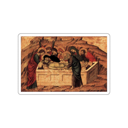 UGOLINO DI NERIO - Panel from the Santa Croce Altar2 (Artwork) STICKER Vinyl Die-Cut Decal-White-The Sticker Space