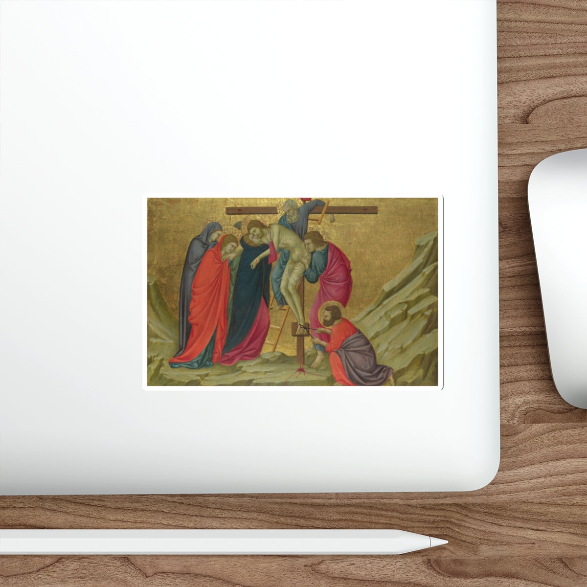 UGOLINO DI NERIO - The Deposition (Artwork) STICKER Vinyl Die-Cut Decal-The Sticker Space