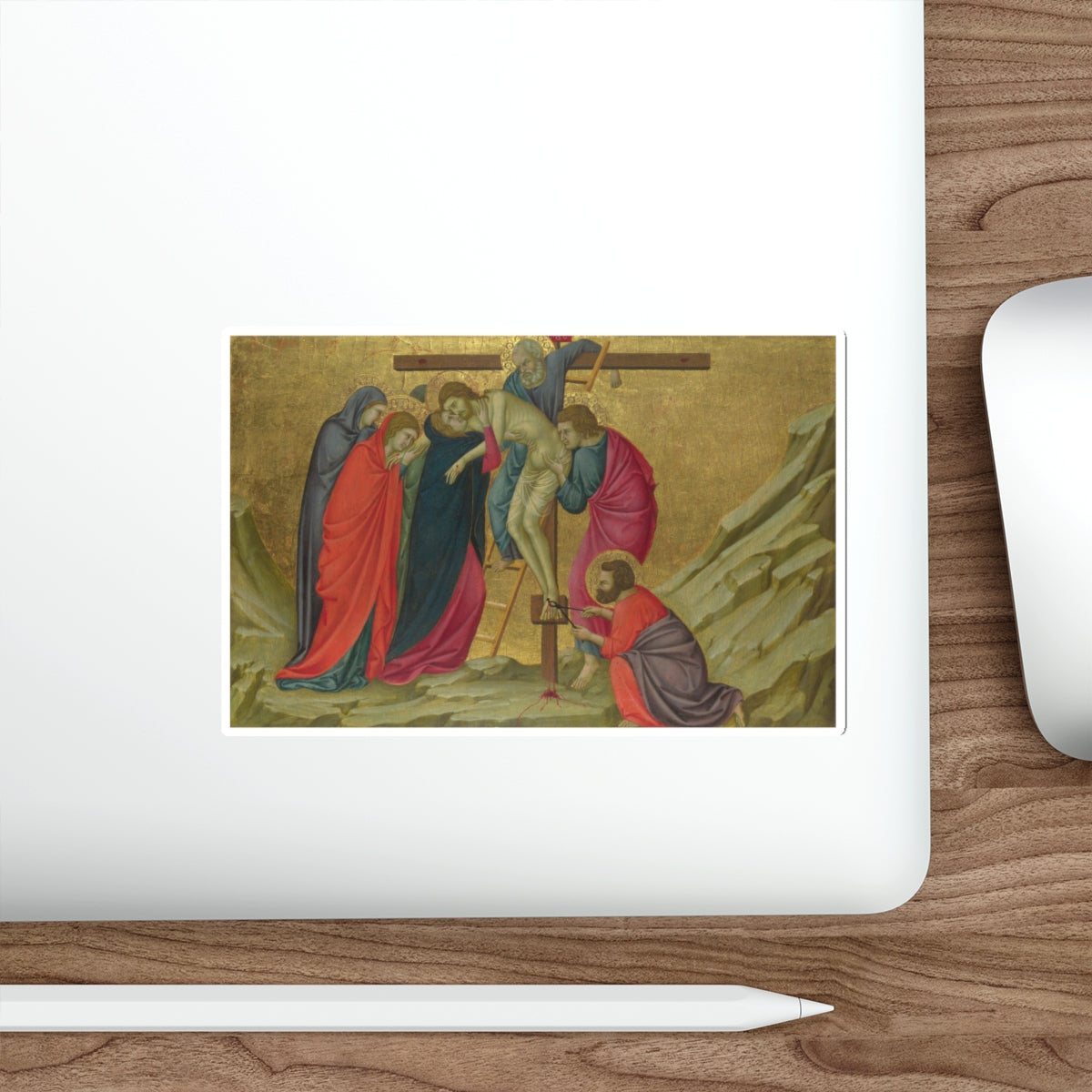 UGOLINO DI NERIO - The Deposition (Artwork) STICKER Vinyl Die-Cut Decal-The Sticker Space