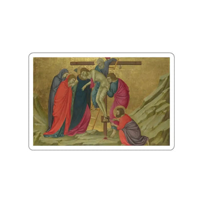 UGOLINO DI NERIO - The Deposition (Artwork) STICKER Vinyl Die-Cut Decal White Die-Cut 3 Inch - The Sticker Space
