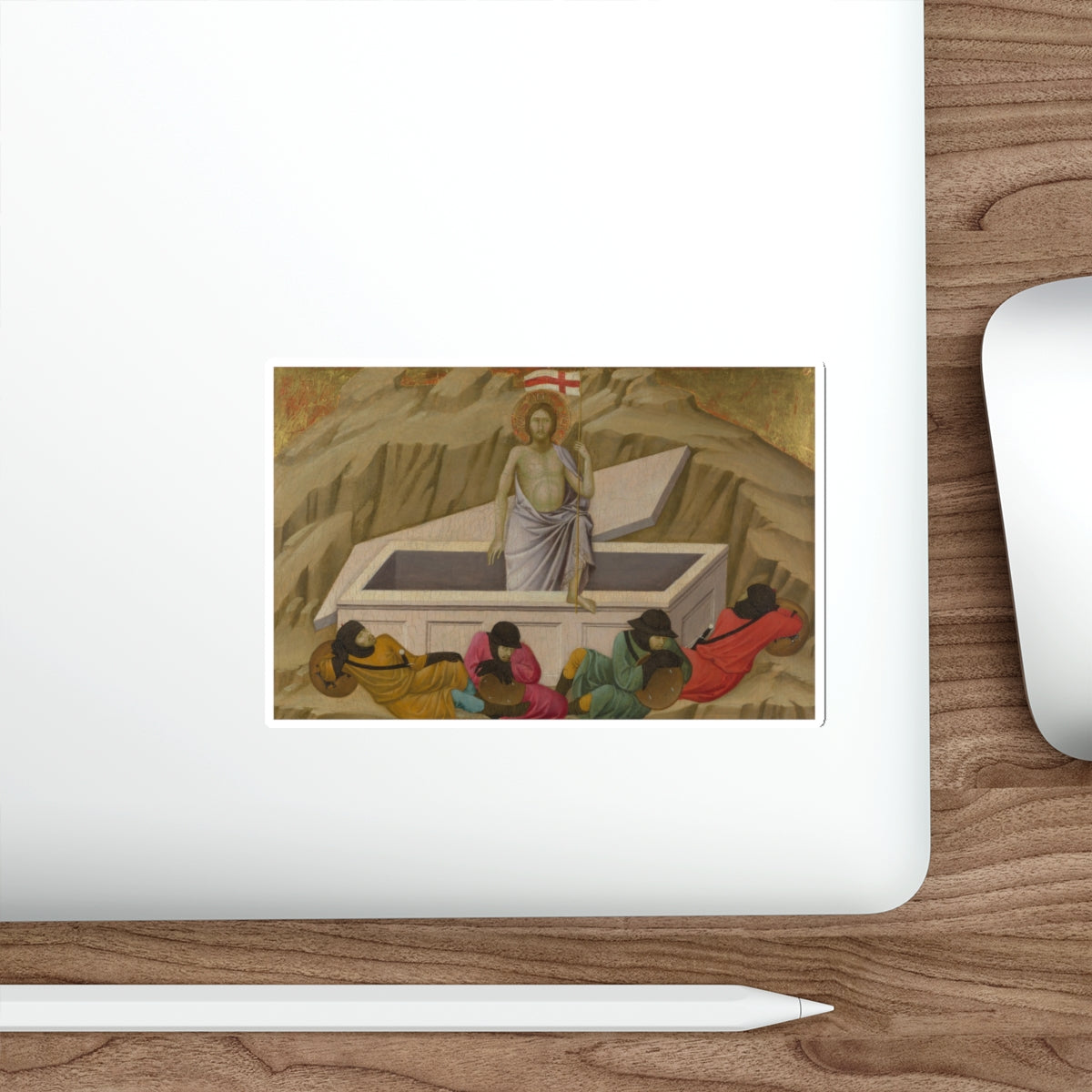 UGOLINO DI NERIO - The Resurrection (Artwork) STICKER Vinyl Die-Cut Decal-The Sticker Space