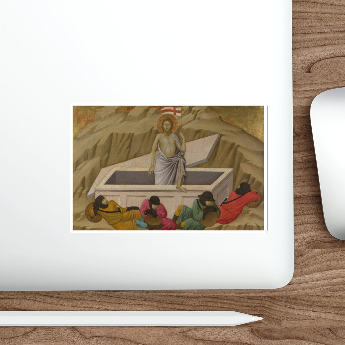 UGOLINO DI NERIO - The Resurrection (Artwork) STICKER Vinyl Die-Cut Decal-The Sticker Space