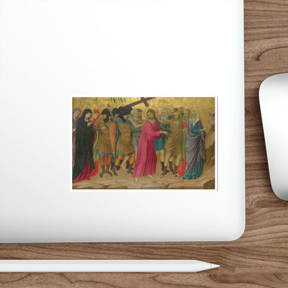 UGOLINO DI NERIO - The Way to Calvary (Artwork) STICKER Vinyl Die-Cut Decal-The Sticker Space