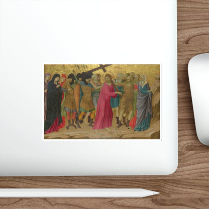 UGOLINO DI NERIO - The Way to Calvary (Artwork) STICKER Vinyl Die-Cut Decal-The Sticker Space