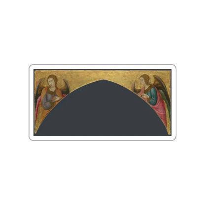 UGOLINO DI NERIO - Two Angels (1) (Artwork) STICKER Vinyl Die-Cut Decal White Die-Cut 2 Inch - The Sticker Space