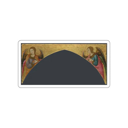 UGOLINO DI NERIO - Two Angels (1) (Artwork) STICKER Vinyl Die-Cut Decal White Die-Cut 6 Inch - The Sticker Space
