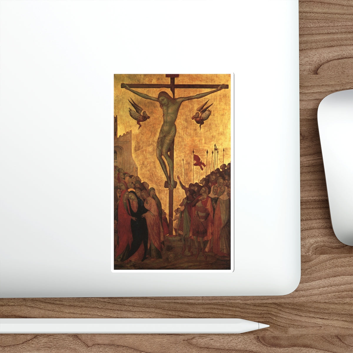 UGOLINO, Lorenzetti - The Crucifixion (Artwork) STICKER Vinyl Die-Cut Decal-The Sticker Space